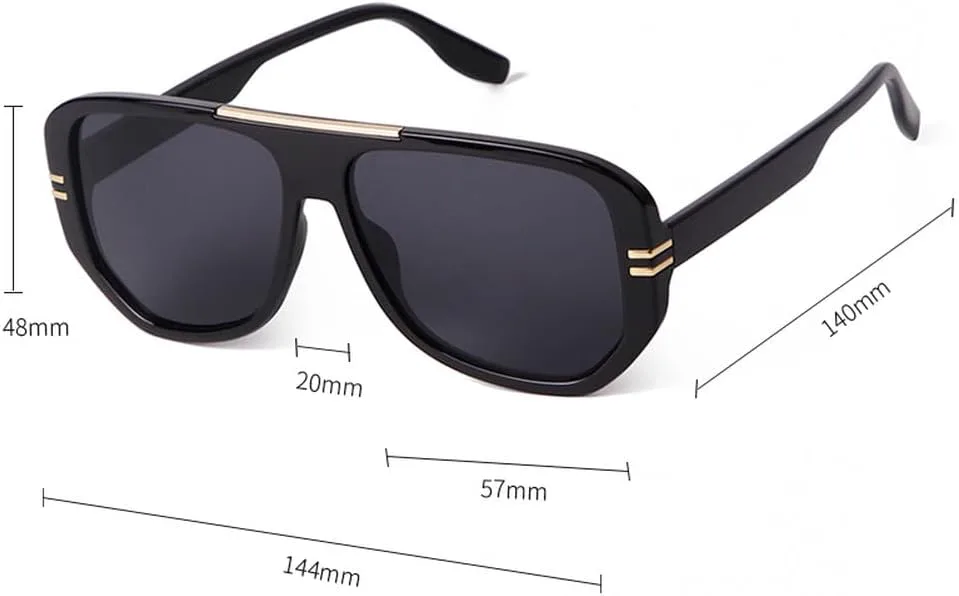 

Модные солнцезащитные очки для женщин, прямоугольная коричневая оправа с заклепками, декор для мужчин, солнцезащитные очки с защитой от УФ-излучения UV400 HVTVTLA, C6