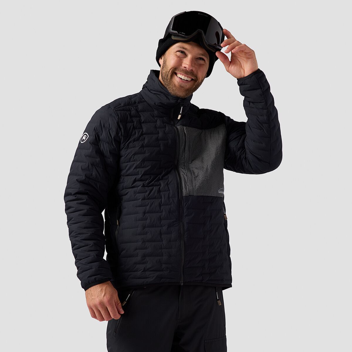 

Пиджак Peale Primaloft без швов с утеплителем и эластичными перегородками Backcountry, черный