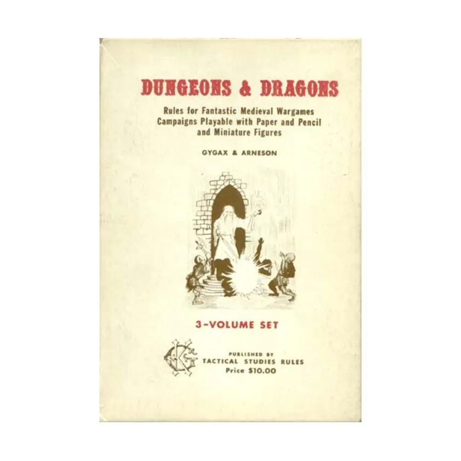 

Бокс-сет D&D - Original White Box (5th Printing), Basic Dungeons & Dragons (Original Edition) - Box Sets & Core Rules