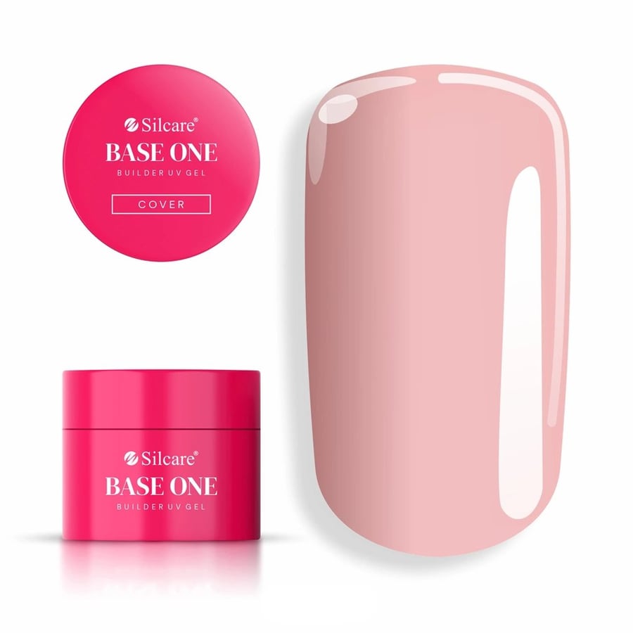 

Gel Base One Cover 50g Самовыравнивающийся гель для наращивания ногтей Silcare