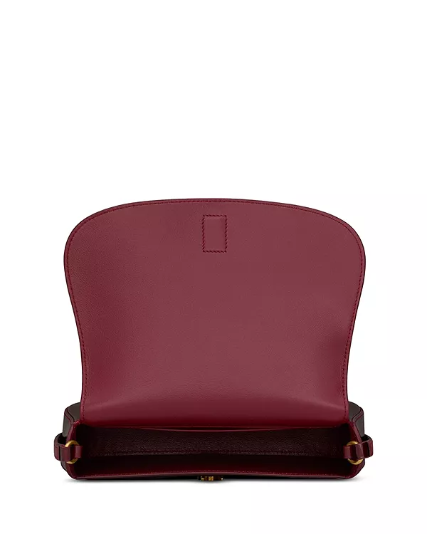 Мини-Сумочка Voltaire из лакированной кожи Saint Laurent, красный — фото 4