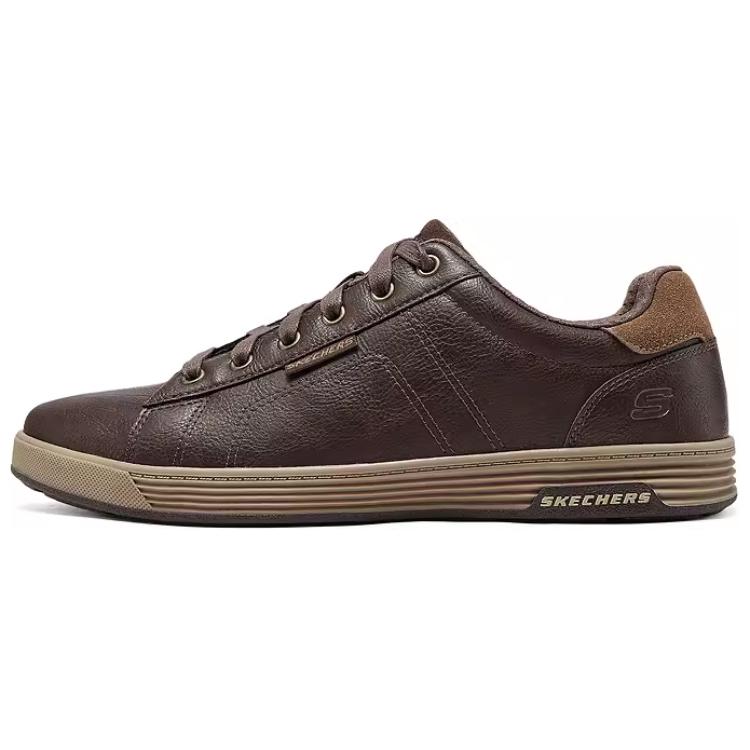 Мужские повседневные туфли Men's Dark Brown Skechers, Chocolate+Giveaway (Panda Charm) — фото 4