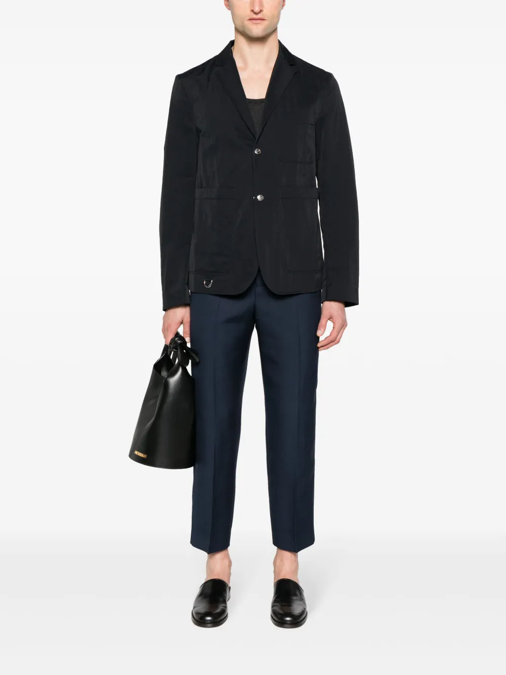 Однобортный пиджак La Veste Jean JACQUEMUS, черный — фото 2