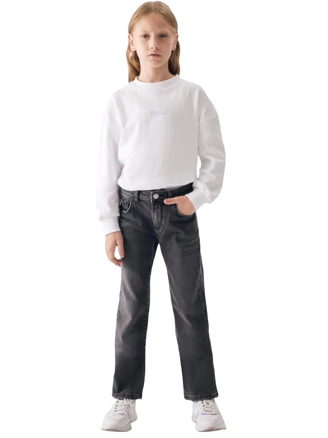 Свободные джинсы Ltb Jeans, серый — фото 3