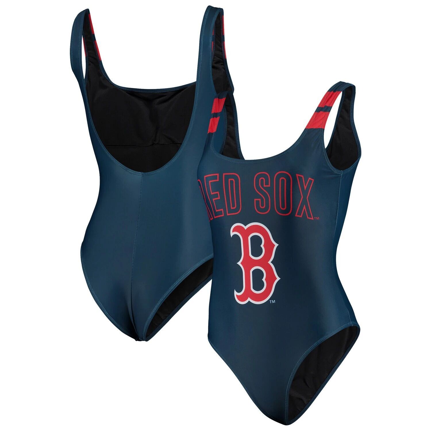 

Женский цельный купальный костюм темно-синего цвета FOCO Boston Red Sox