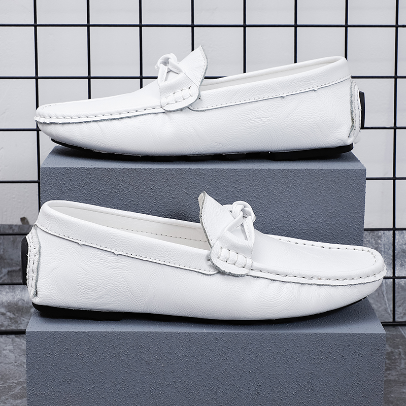 Dao Tu Sen Мужские повседневные кеды Hasenda низкие белые, цвет White-(0063) Hasenda — фото 3