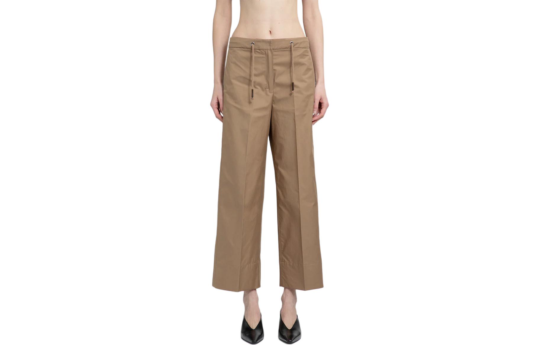 

Широкие брюки с завязками 'S MAX MARA, верблюжий цвет