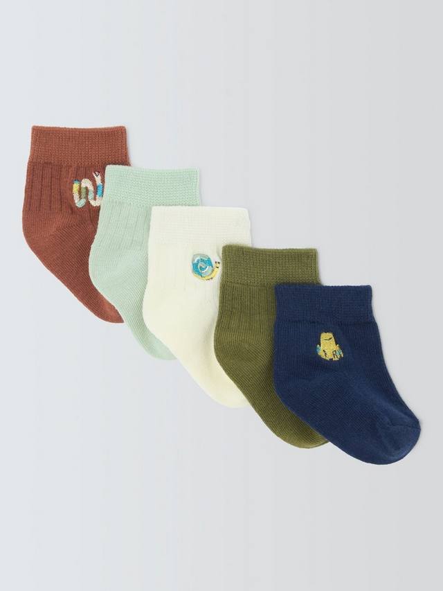 

Носочки Baby Bug John Lewis, Pack of 5, Green