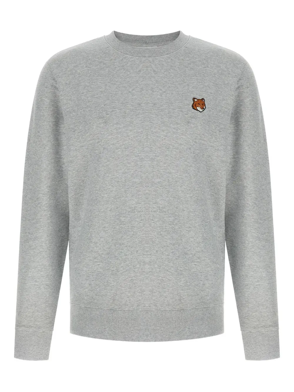 

Свитшот с нашивкой в виде головы лисы Maison Kitsuné, серый