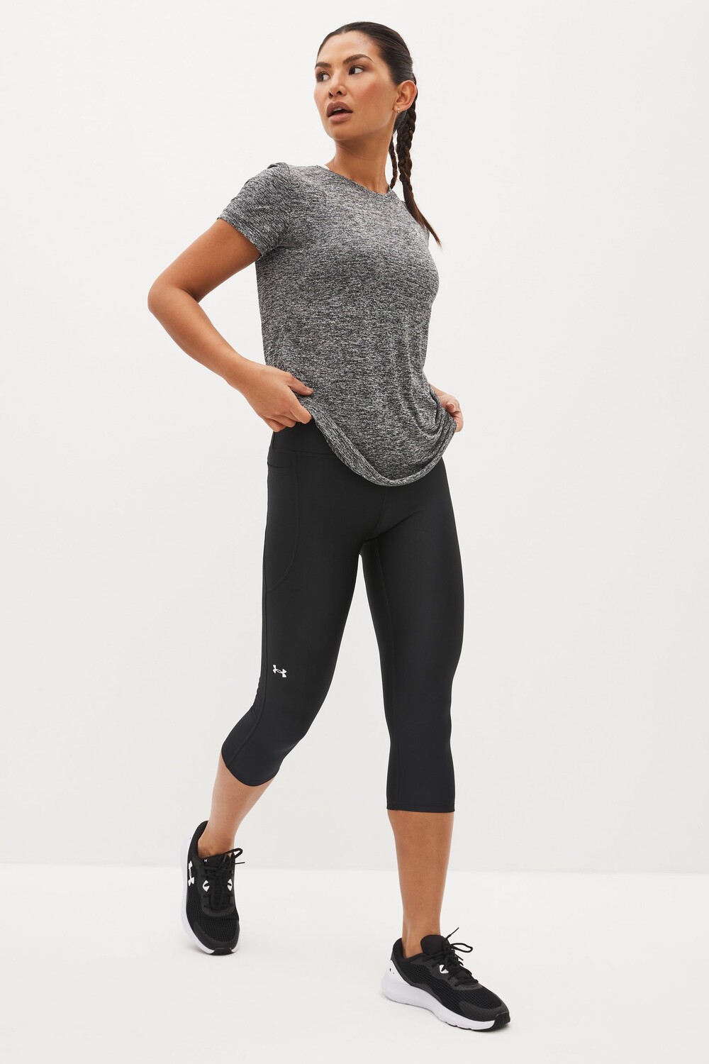 

Черные леггинсы Hi Under Armour, черный