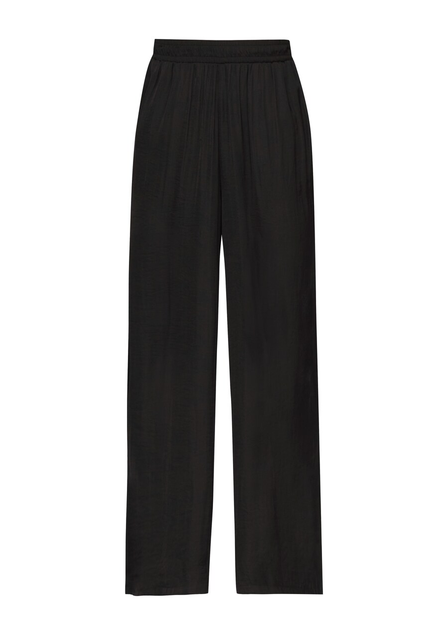 

Тканевые брюки QS Wide leg Pants, черный
