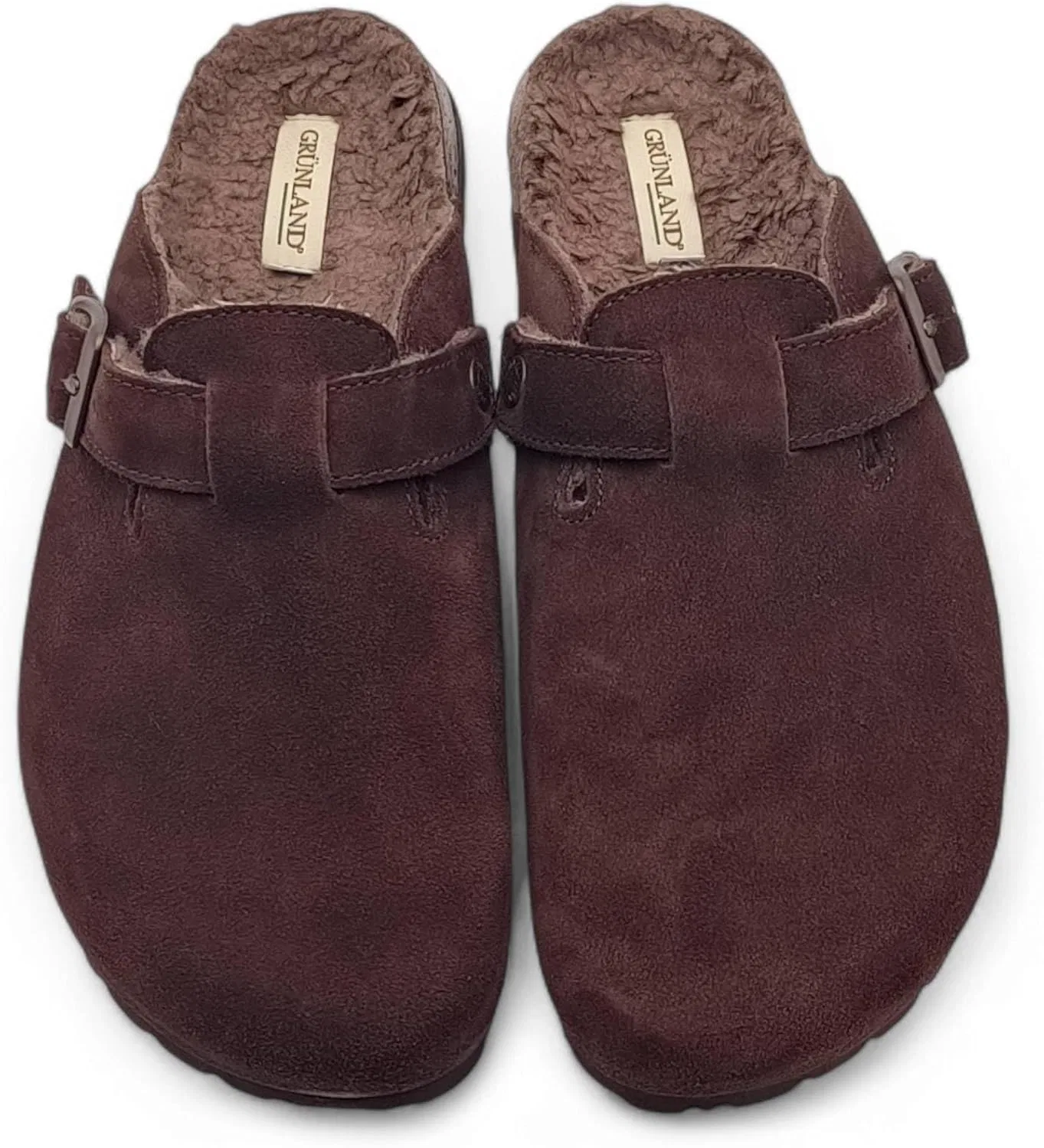 Мюли Grunland Plush для мужчин | BOBO CB2247 GRÜNLAND il benessere è naturale, Brown — фото 4