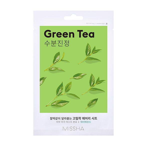

Освежающая маска для лица MISSHA Green Tea