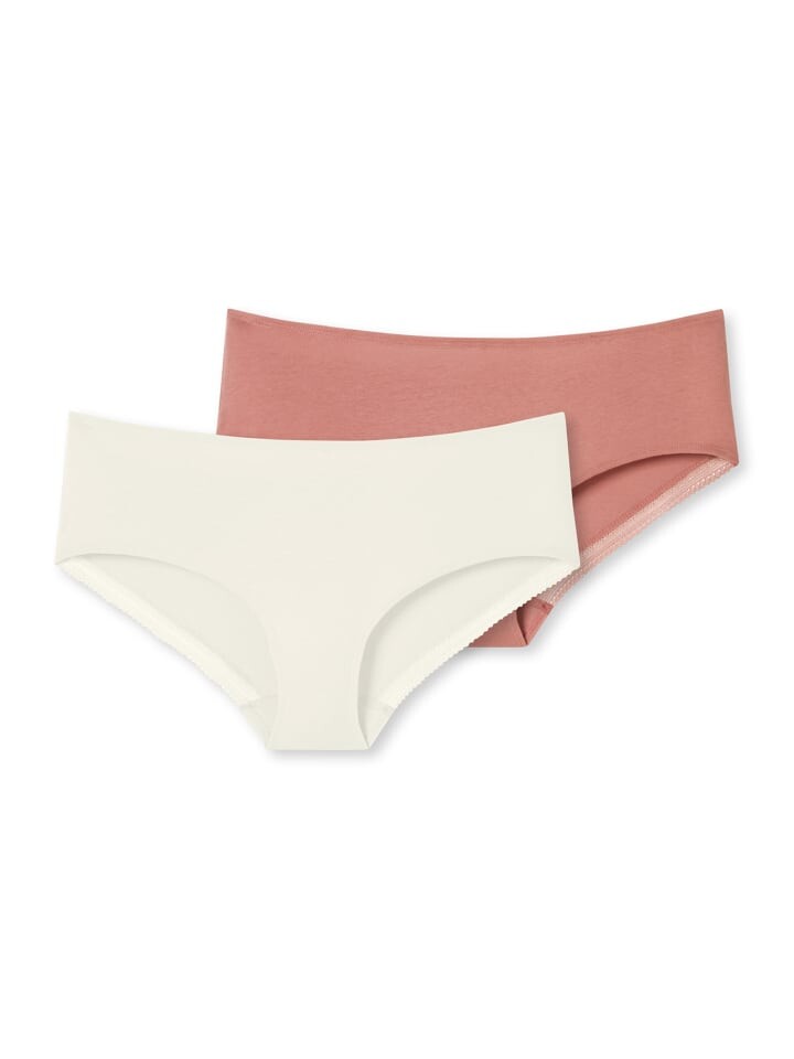 

Трусы Schiesser Panty Cotton Lace, цвет terracotta, beige