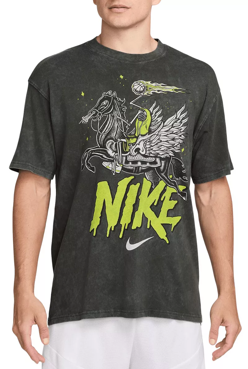 

Мужская баскетбольная футболка Nike Max90, цвет Sequoia