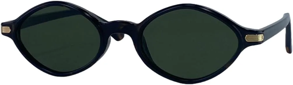 

Женские солнцезащитные очки в маленькой овальной оправе, роскошные, винтажные, круглые, в стиле стимпанк, с защитой от УФ-излучения UV400 TOIPASTN, C4demig15