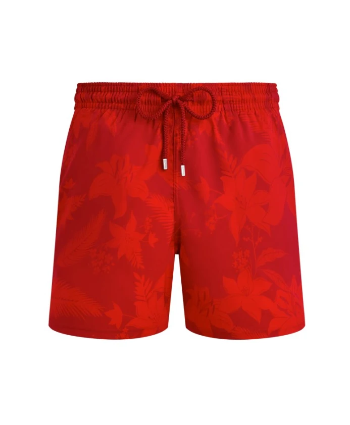 

Короткие плавки Moorise из эластичной ткани, цветочная сила Vilebrequin, красный