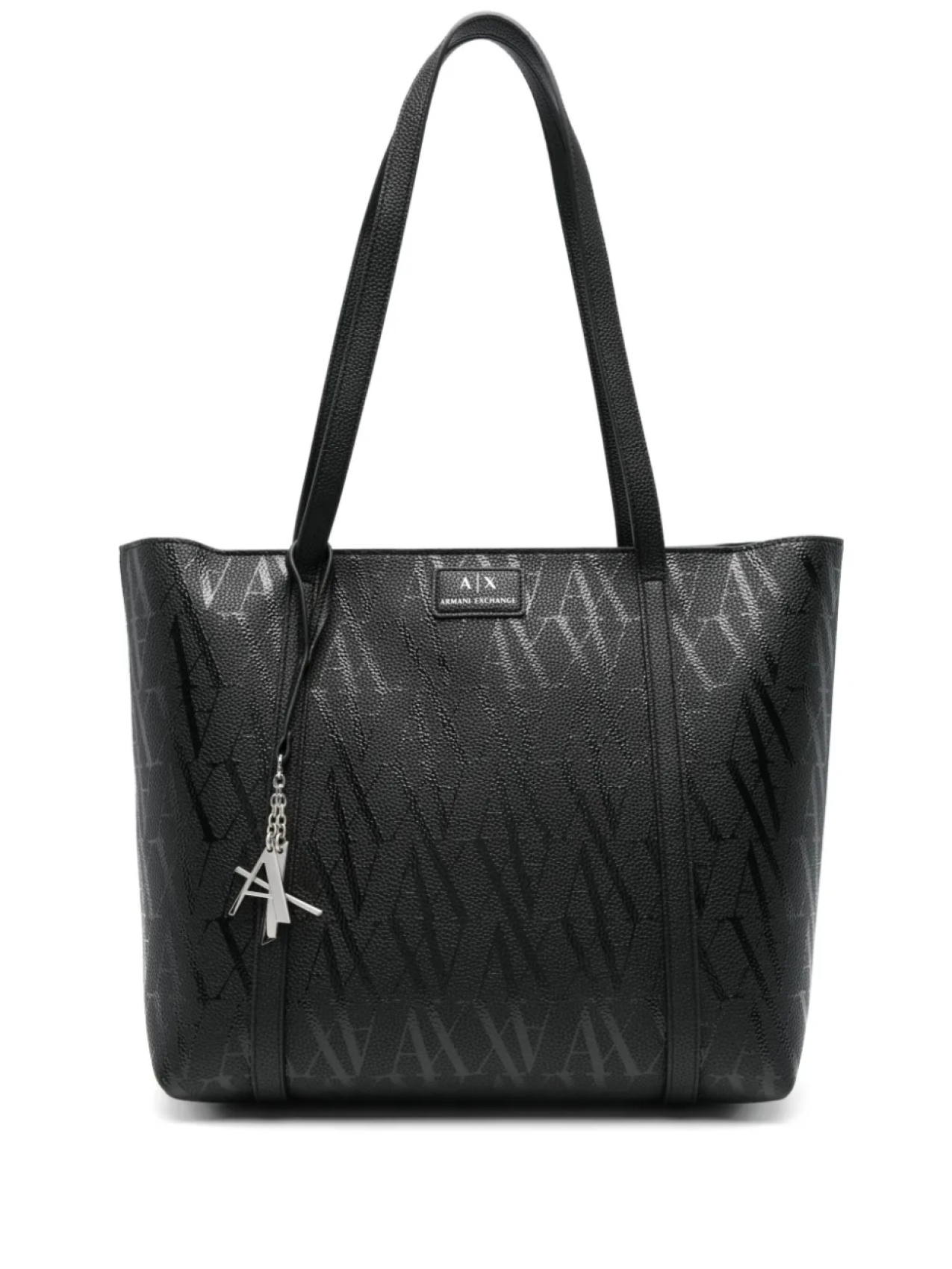 

Сумка-шоппер с логотипом Armani Exchange, черный