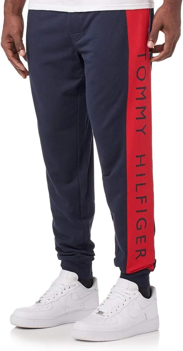 Мужские спортивные брюки Tommy Hilfiger Modern Essentials из французского махрового трикотажа, темно-синий — фото 3