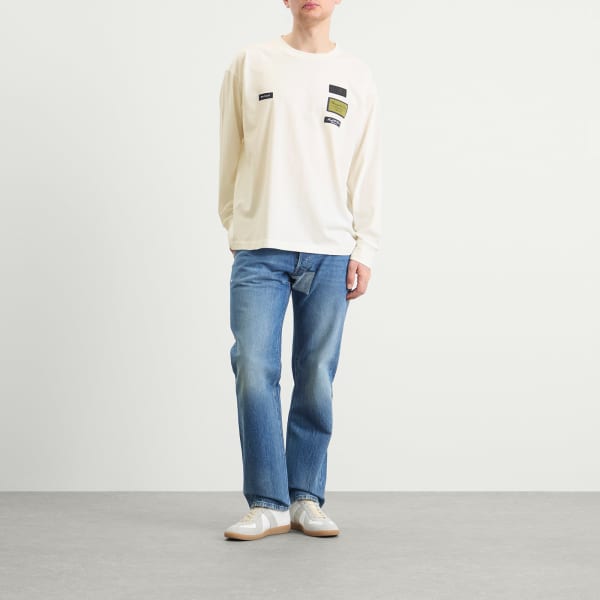 Футболка с длинным рукавом от Tailored Labels Mm6 Maison Margiela, off белый — фото 4
