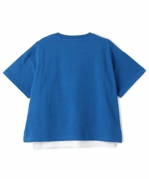 Высококачественная хлопковая майка с рукавом 5/8 GLAZOS, Blue — фото 2