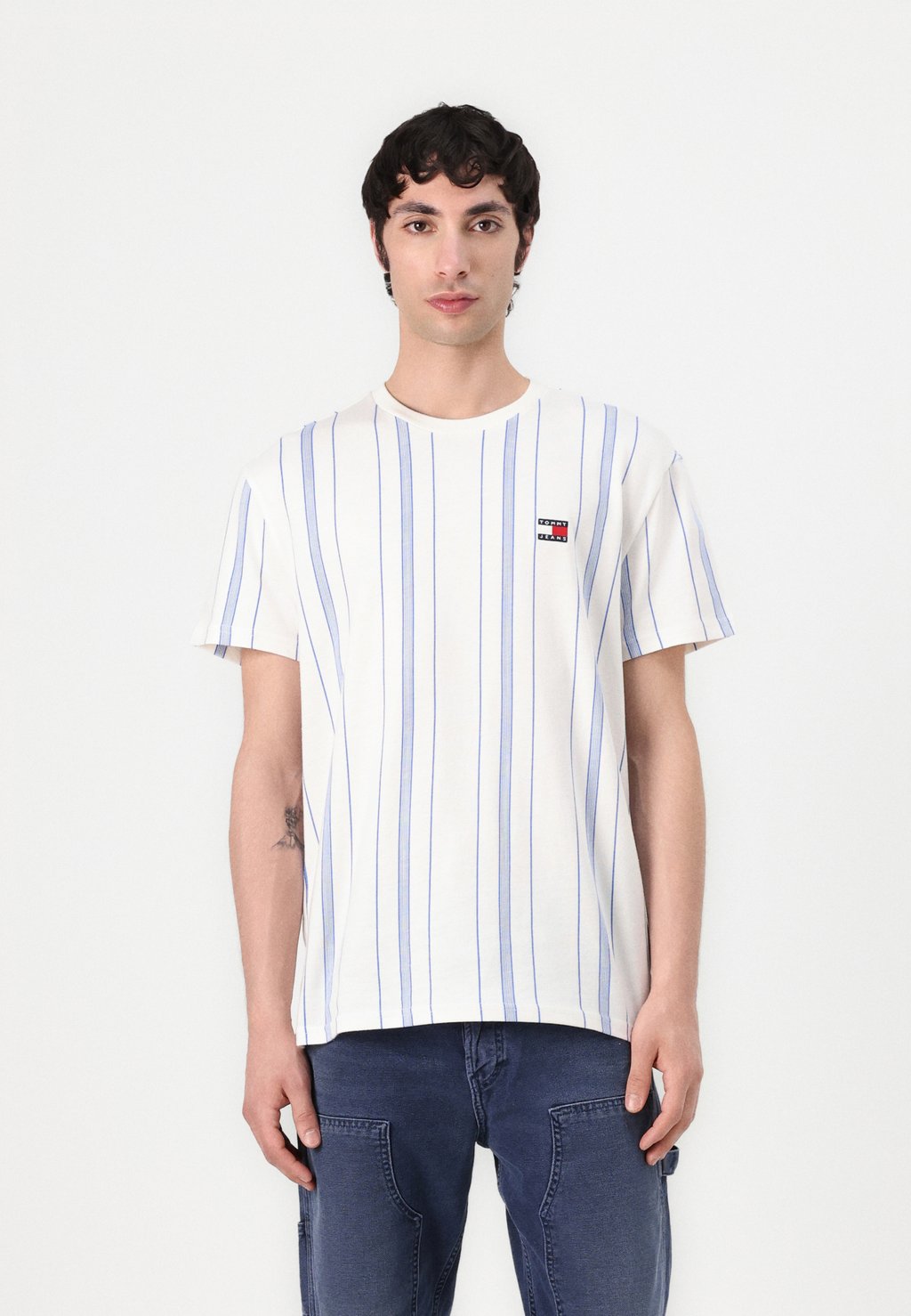 

Футболка с принтом STRIPE TEE Tommy Jeans, белый