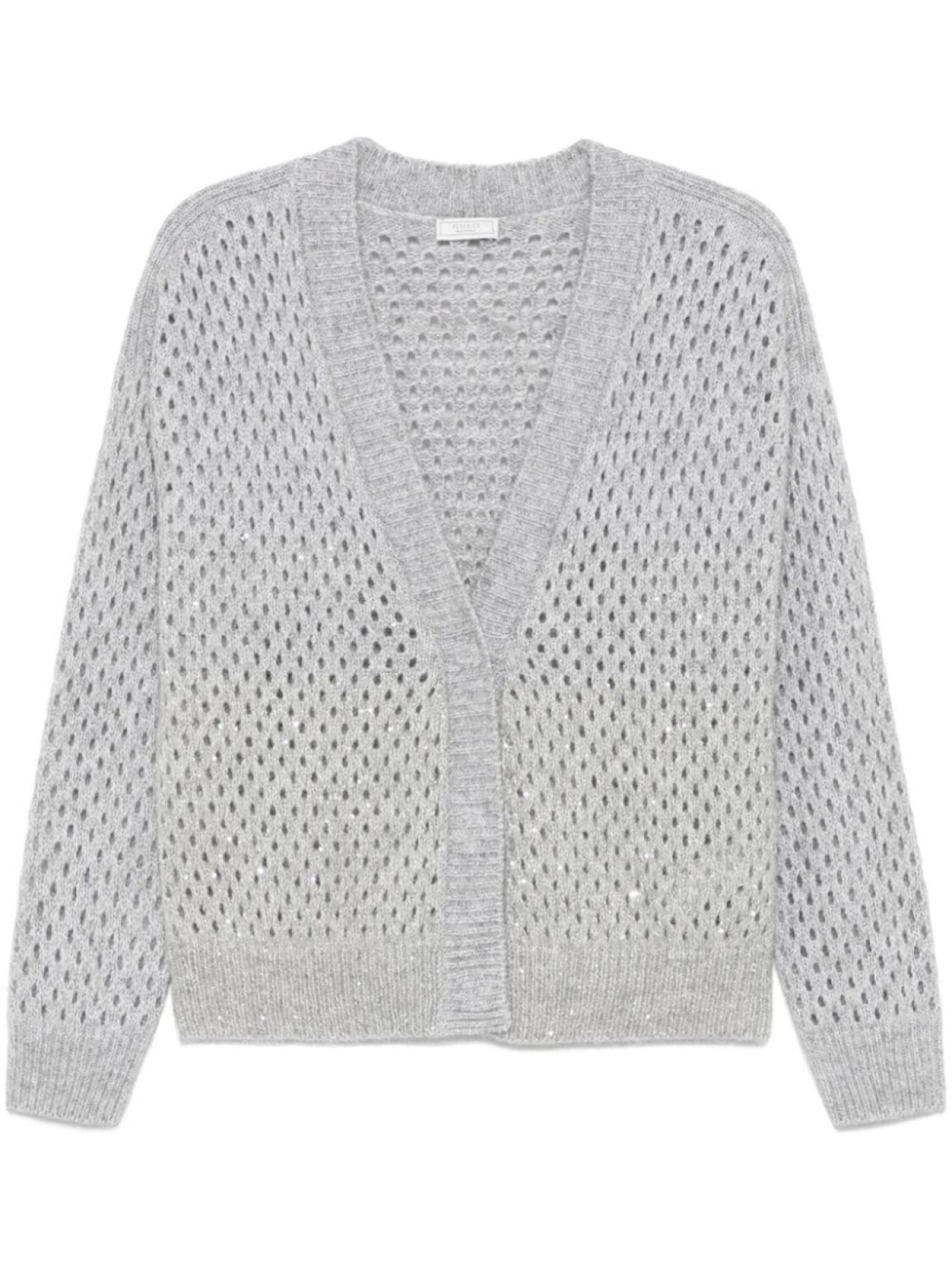 

Кардиган с пайетками Peserico, серый