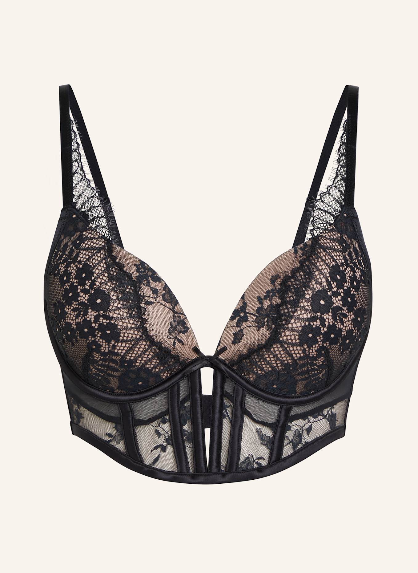 

Бюстгальтер пуш-ап Дафна Hunkemöller, черный