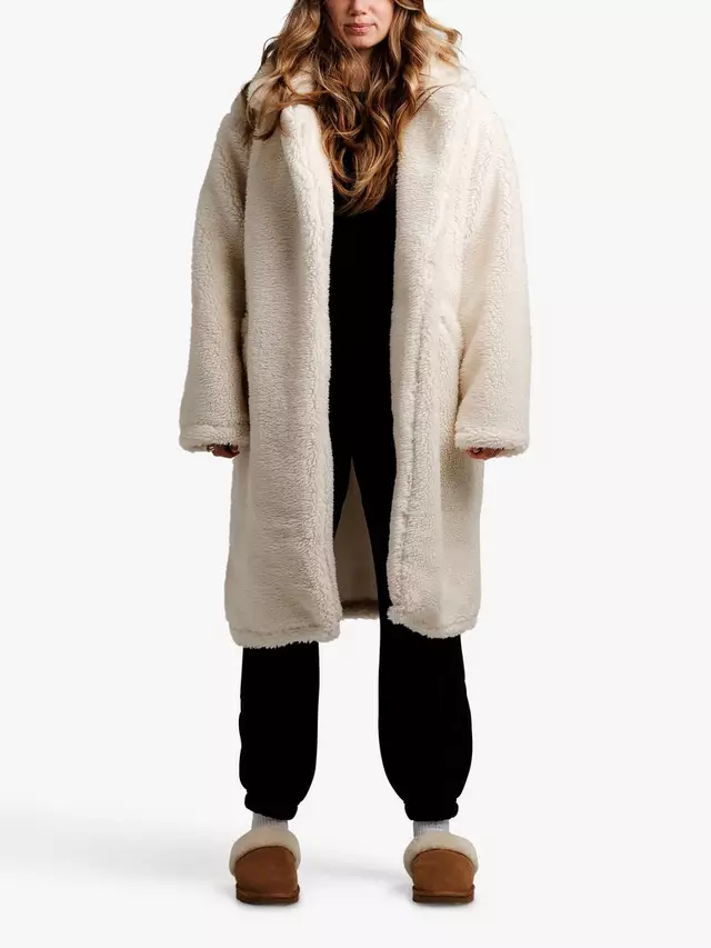 

Тренчкот Ony Unisex Oversized Sherpa, цвет off/white