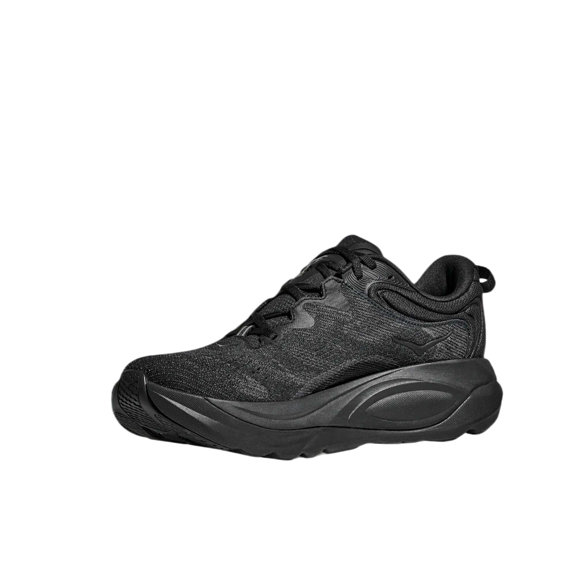 Мужские кроссовки для бега низкие, устойчивые к истиранию, дышащие HOKA ONE ONE, черный — фото 4