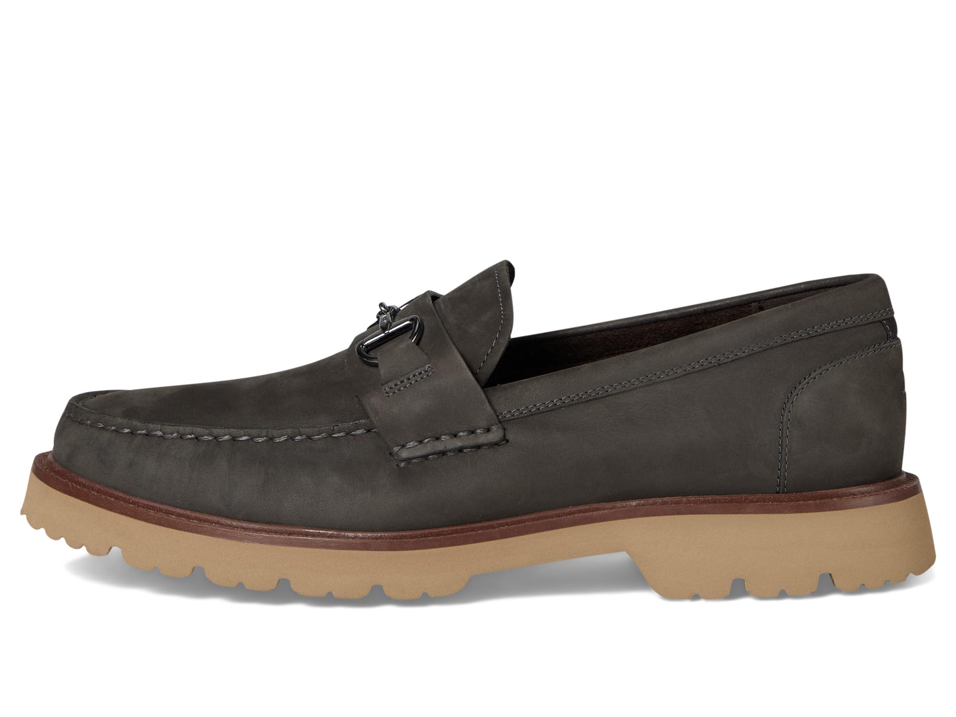 Лоферы Cole Haan American Classics Bit Loafers, цвет Raven Nubuck/Dark Latte — фото 4