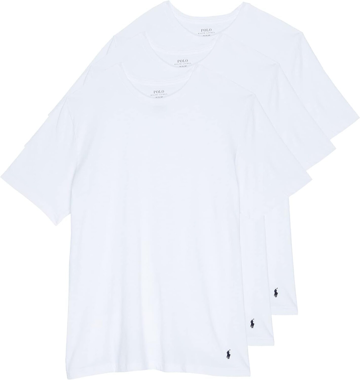 

Комплект из 3 футболок Big Crew Polo Ralph Lauren, белый