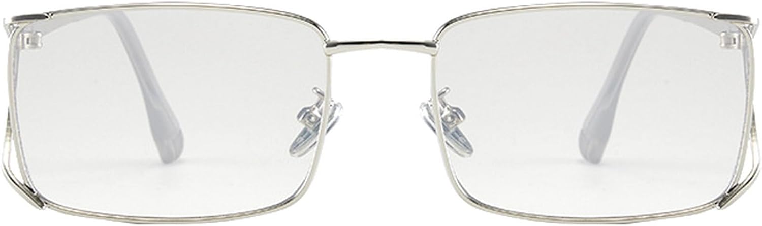 

Модные квадратные солнцезащитные очки для женщин, прямоугольные солнцезащитные очки для мужчин с защитой от УФ-излучения, солнцезащитные очки для активного отдыха и путешествий mincl, Silver