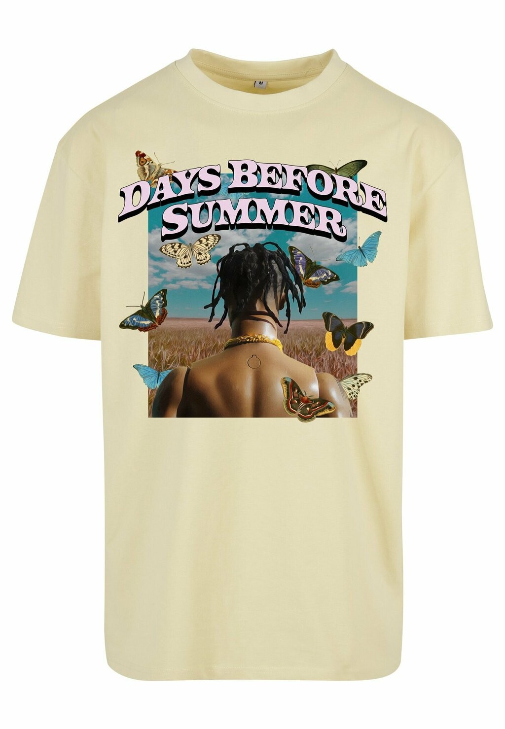 

футболка с принтом Unisex Days Before Summer Upscale by Mister Tee, цвет soft yellow