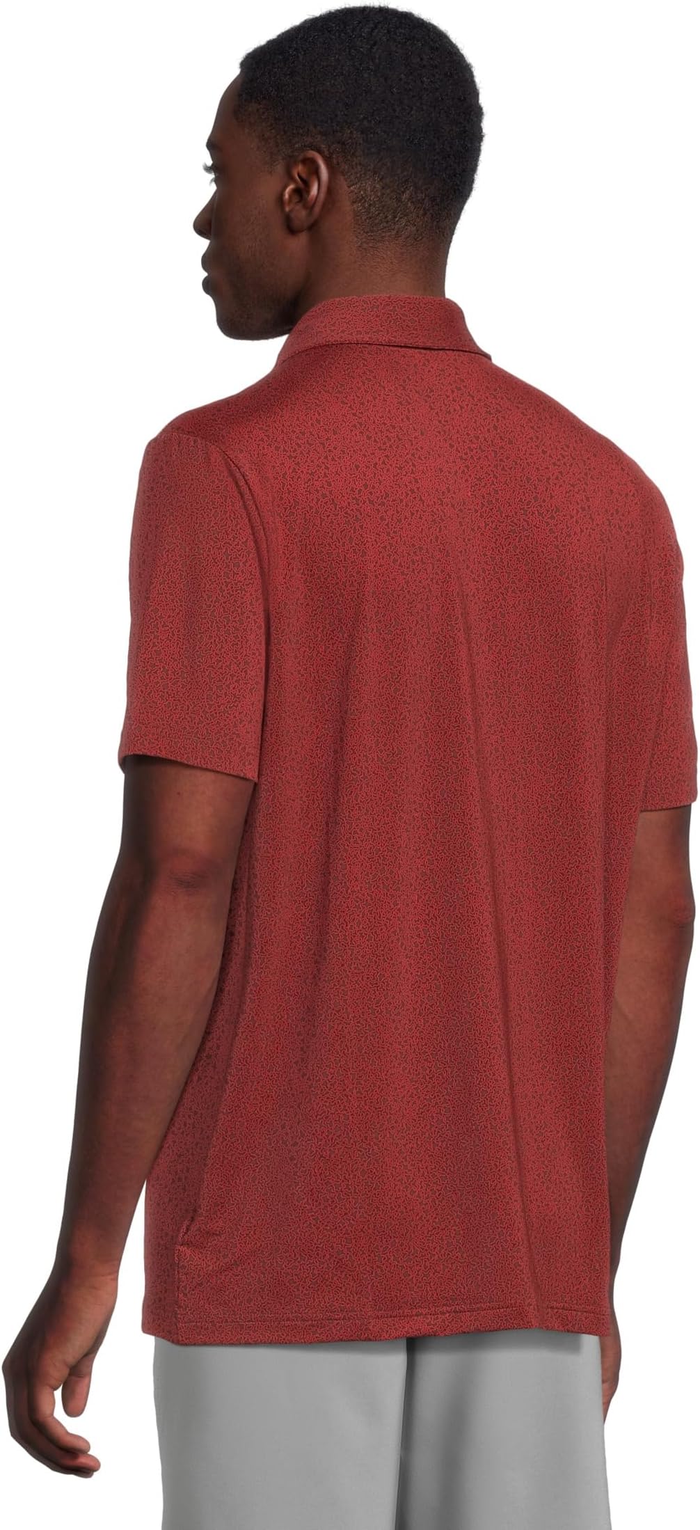Футболка adidas Golf Ultimate365 Mini Bunker Golf Polo Shirt, цвет Aurora Ruby S25 — фото 3