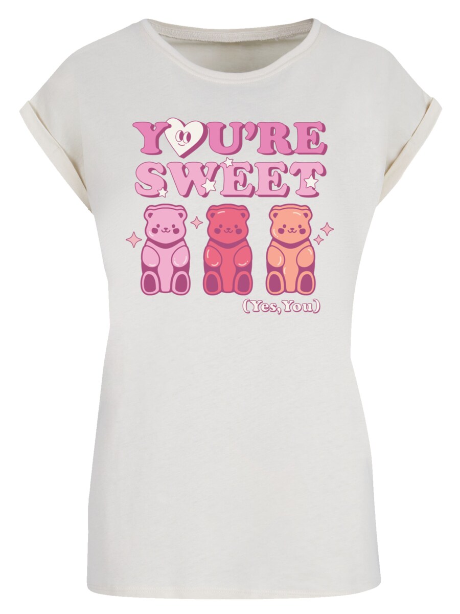 

Рубашка F4NT4STIC Valentinstag Youre Sweet Gummy Bears, песочный