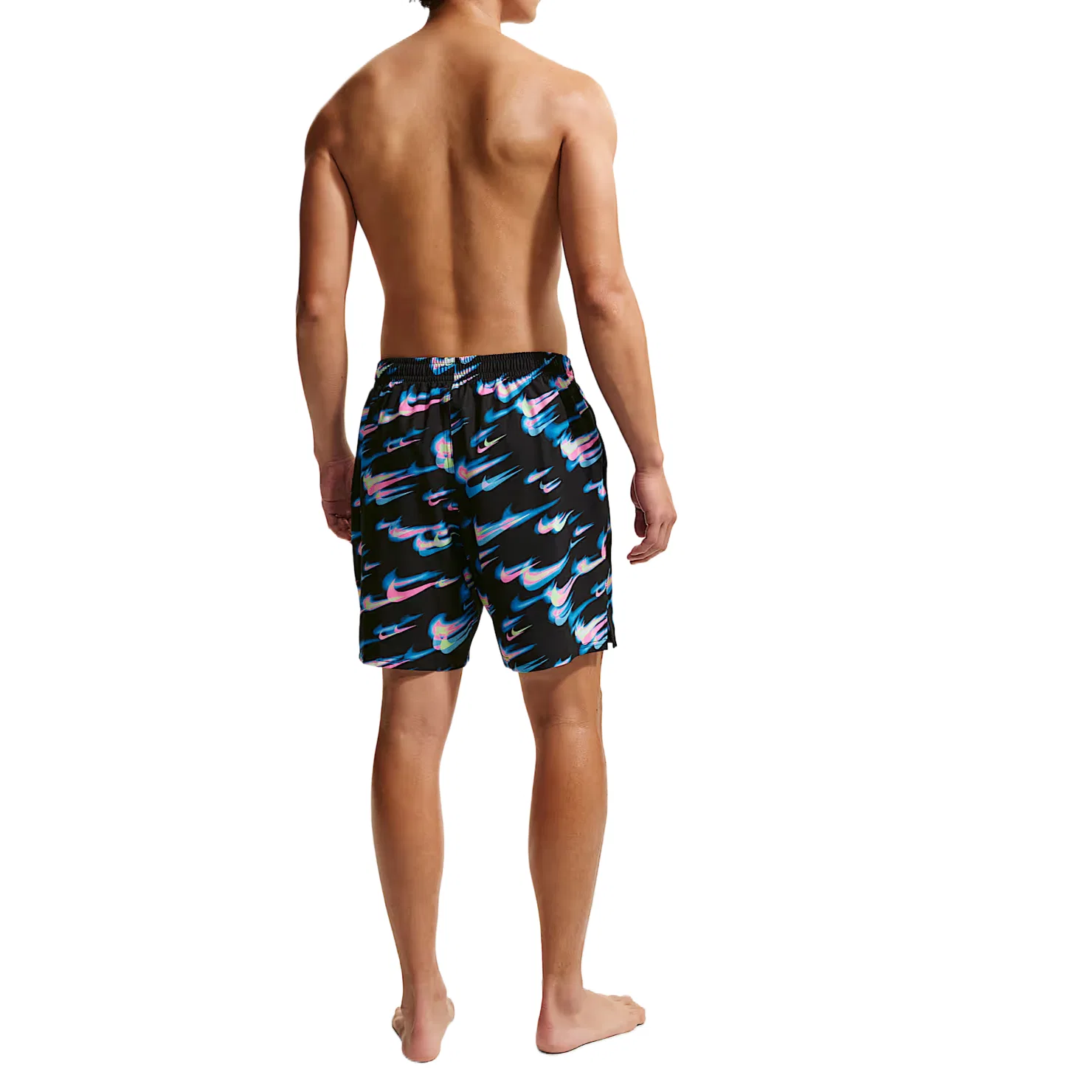 Плавки Nike Swim Breaker 7" с подкладкой, мультиколор/черный/белый — фото 3
