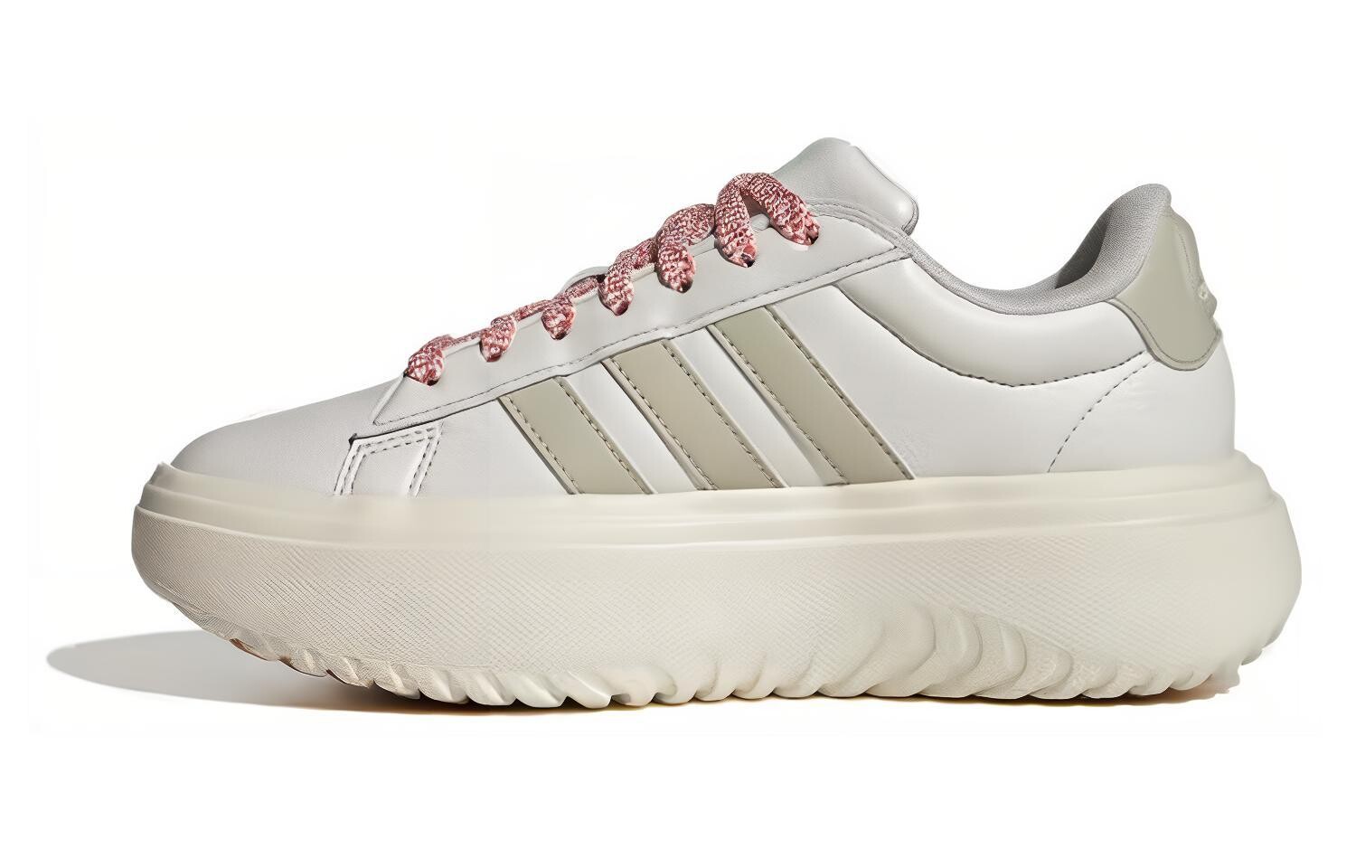 

Кроссовки adidas GRAND COURT PLATFORM Lifestyle Shoes Women's Low-top Off-white, цвет Off-white