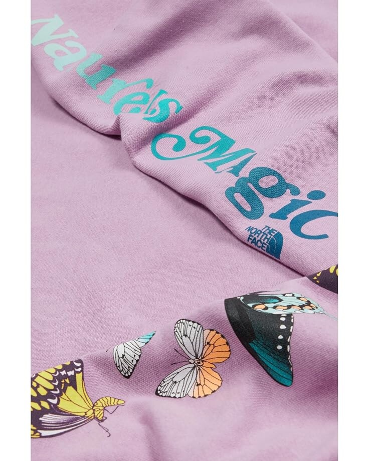 Худи The North Face Kids Camp Fleece Pullover Hoodie, цвет Mineral Purple/Nature Is Magic Graphic — фото 2