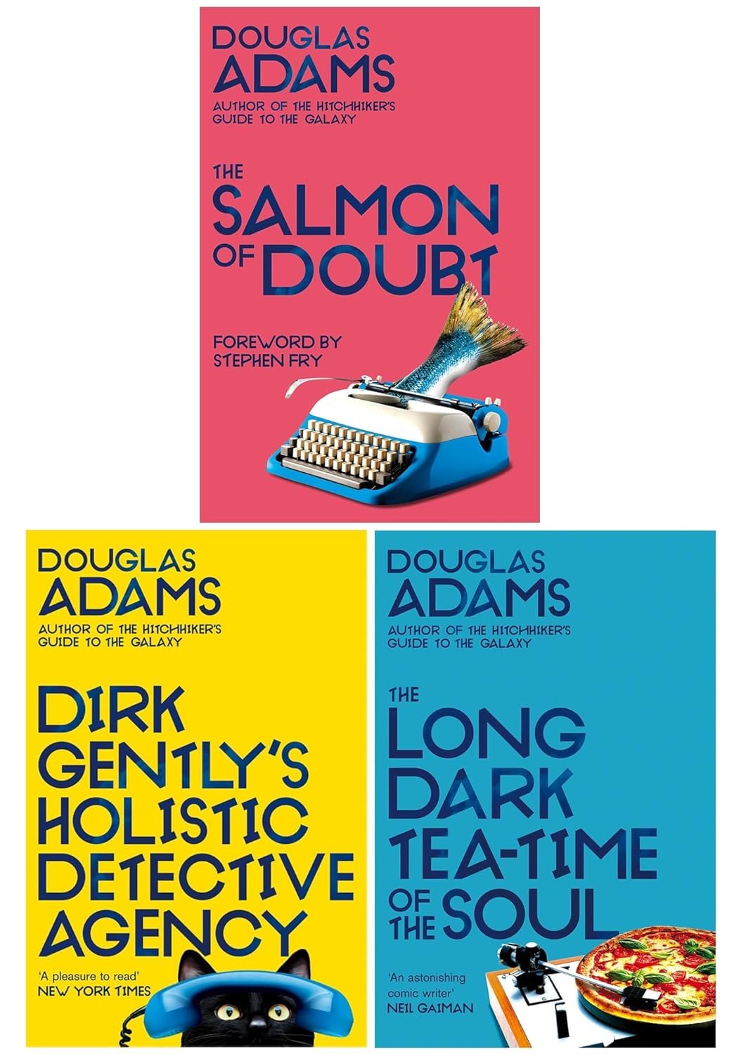 

Dirk Gently Series Collection 3 Books Set (Dirk Gently's Holistic Detective Agency, The Long Dark Tea-Time of the Soul, The Salmon of Doubt) (Pan Macmillan Ltd)