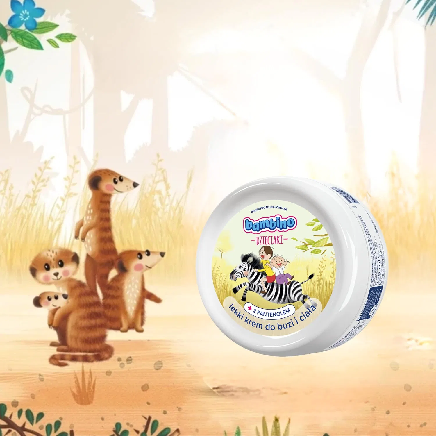 Крем для лица Bambino — Легкий и тела «Zebra», 250 мл — фото 4
