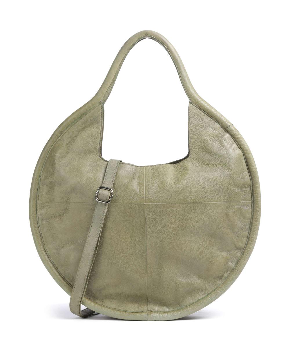 

Salvatorianplatz 5 шоппер зернистая коровья кожа Taschendieb Wien, зеленый