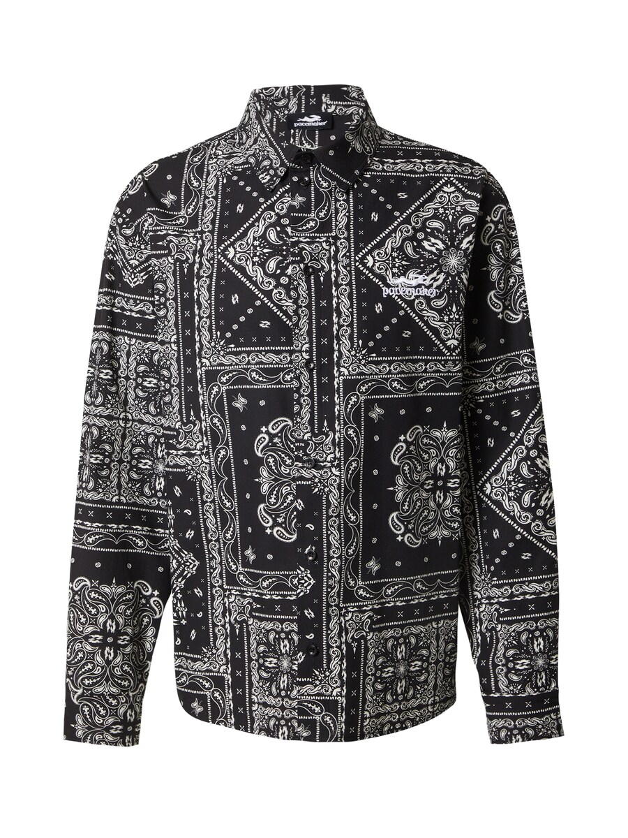 

Повседневная рубашка Pacemaker Comfort fit Button Up Shirt Emin, черный