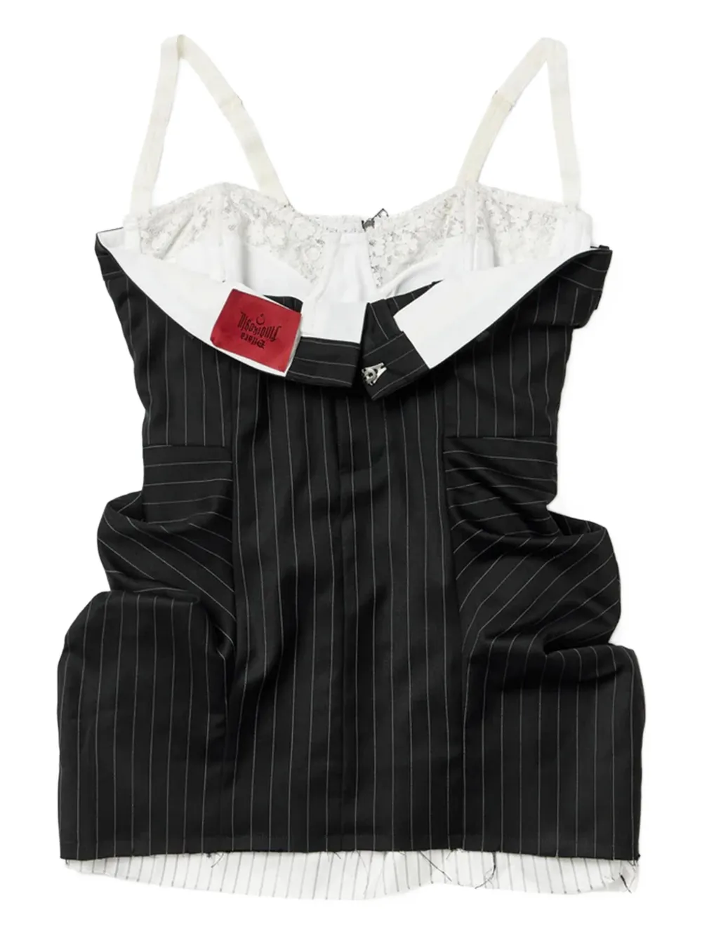 

Мини-платье в полоску Dilara Findikoglu, черный