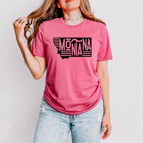 

Футболка с принтом Montana Simply Sage Market, Raspberry