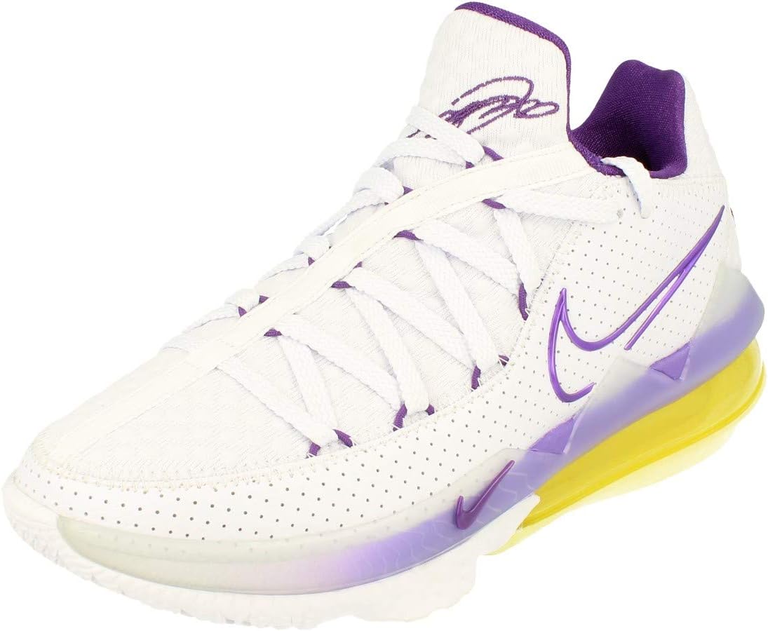 

Баскетбольные кроссовки Nike Lebron XVI Low для мужчин, модель Cd5007, White Voltage Purple 102