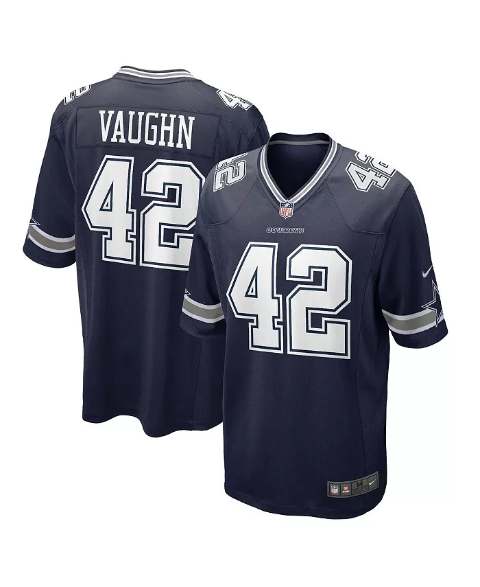 

Мужская игровая футболка Deuce Vaughn Dallas Cowboys Nike, синий