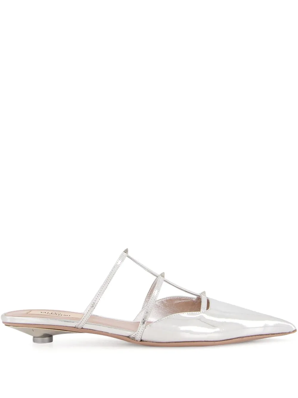 Мюли Palladium 20 VALENTINO GARAVANI, серебяный