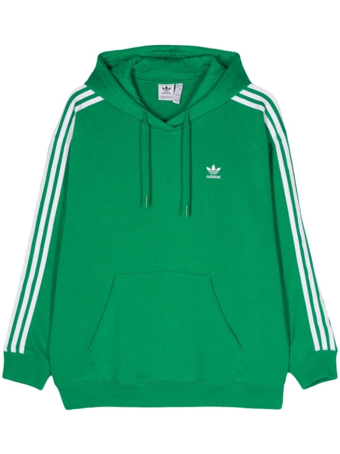 

adidas худи с приспущенными плечами и вышитым логотипом, зеленый