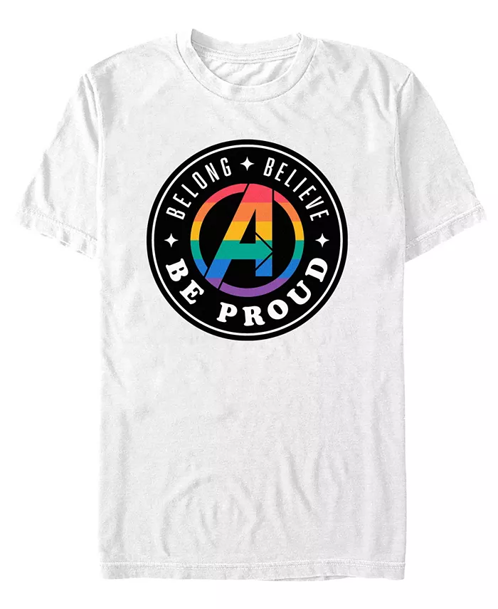 

Мужская футболка с коротким рукавом Belong Believe Be Proud Fifth Sun, белый